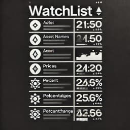 Watchlist Widget